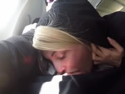 Airplane Public sexo oral